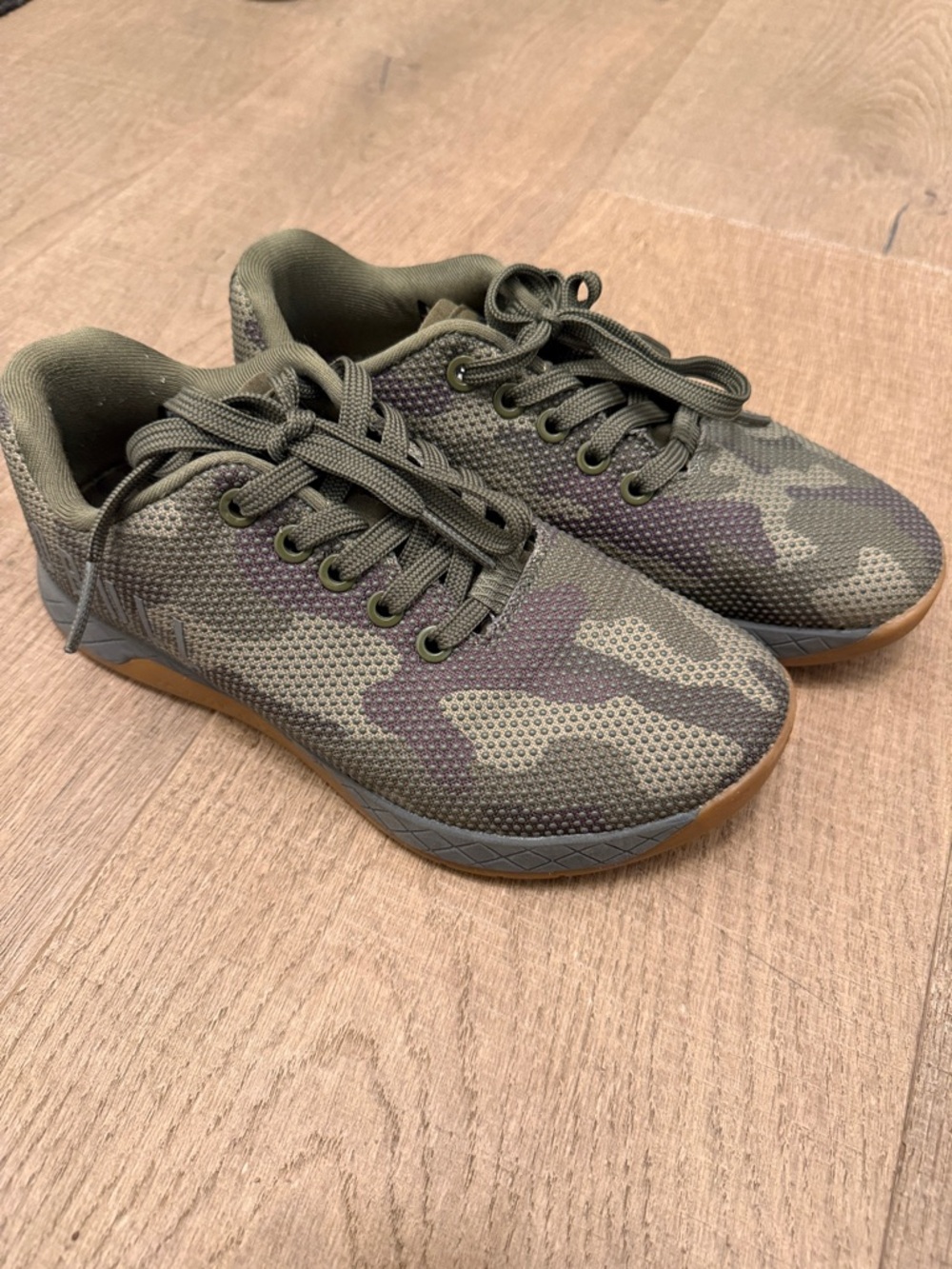 NOBULL Olive Camo Women's Trainer with Gum Sole
